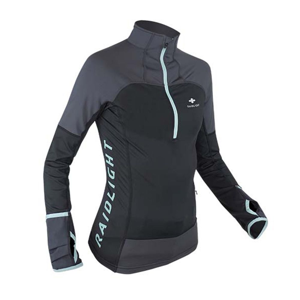 Raidlight WINTERTRAIL - Maillot Femme black dark grey