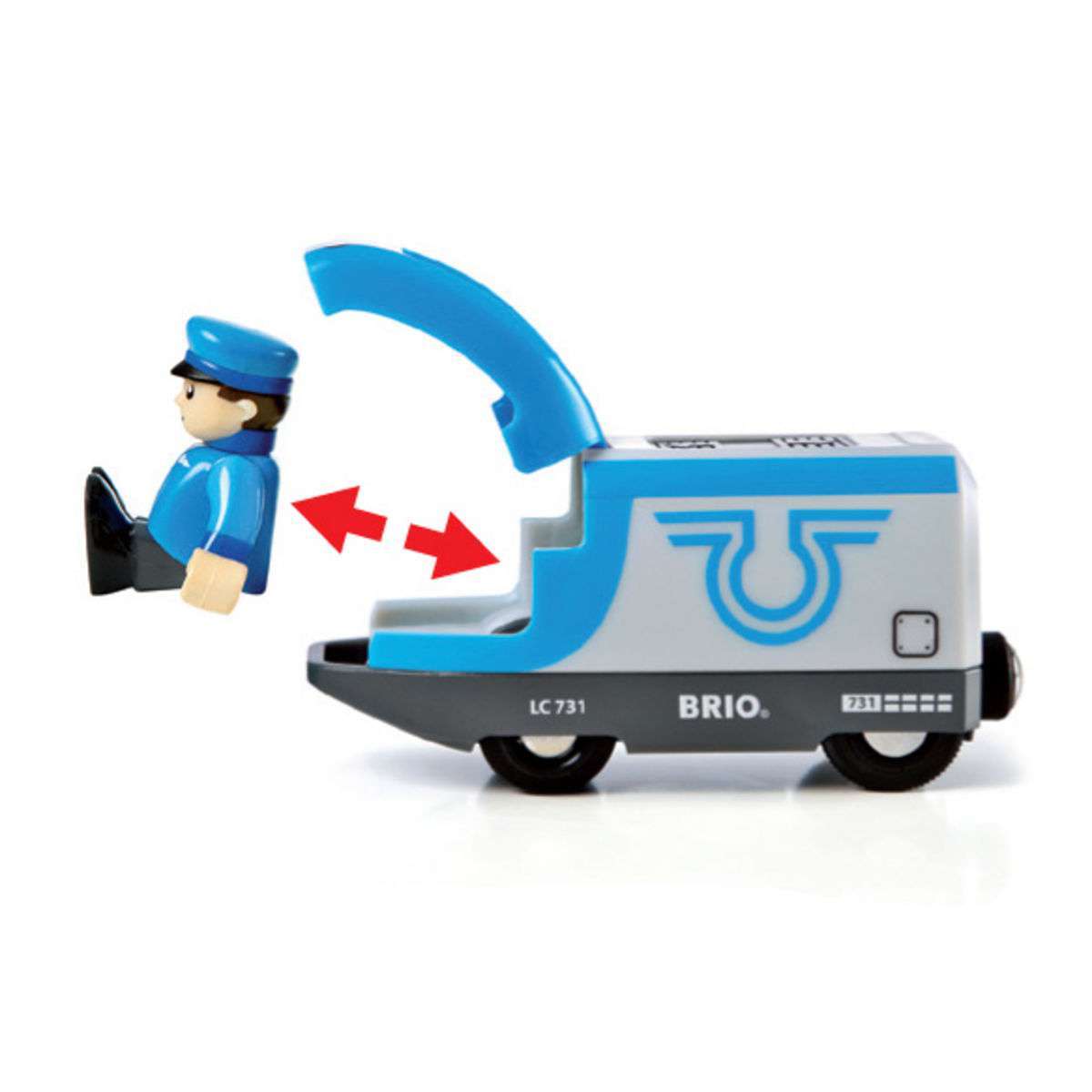 BRIO Spiel Blauer Reisezug