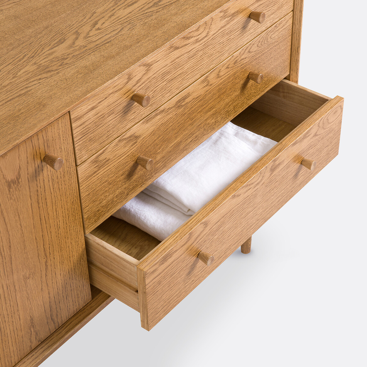 LA REDOUTE INTERIEURS<br>Aparador vintage com 1 porta e 3 gavetas Quilda