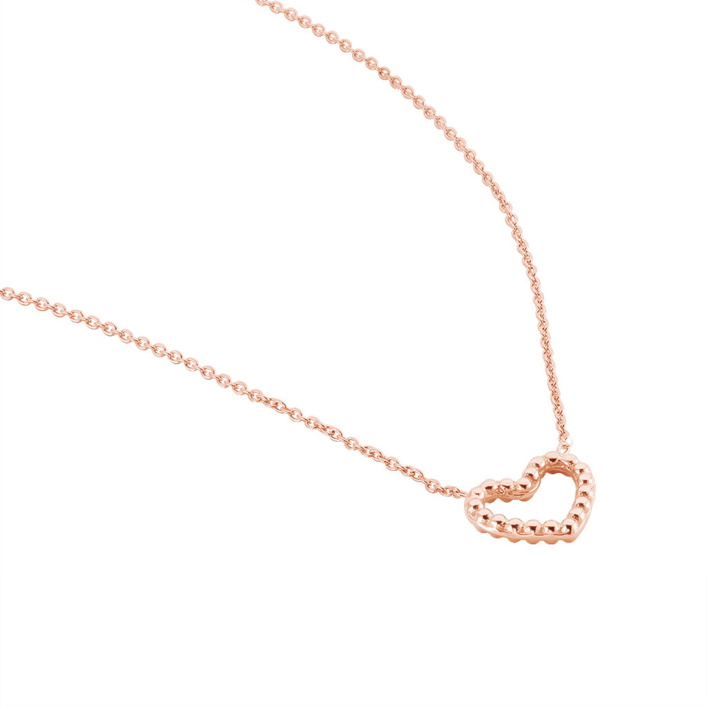 Collier Menel Argent Rose