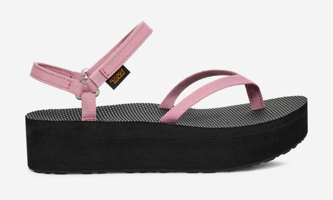 Dames Flatform Slim Sandal