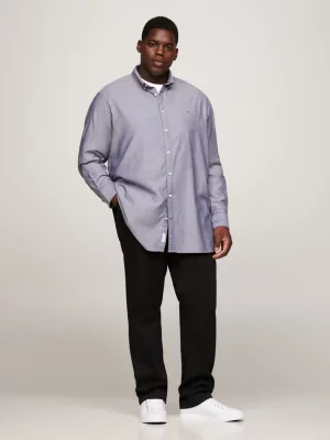 Camisa Plus Flex Dobby de Corte Regular