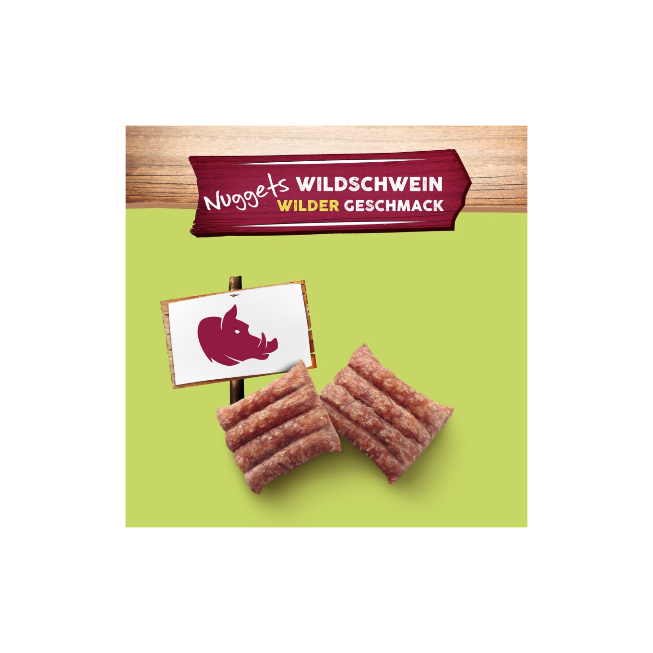 Adventuros Nuggets fettarm Wildschwein 6x90g