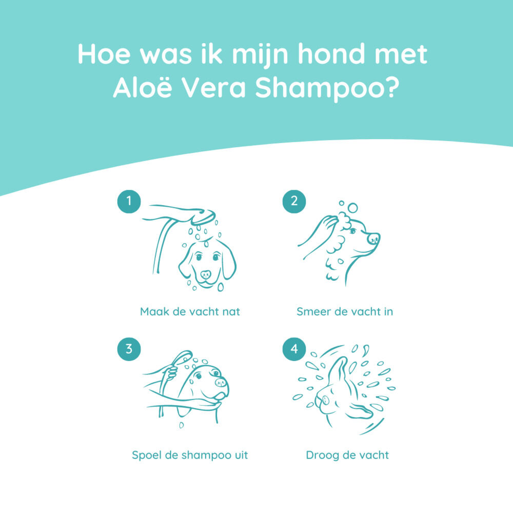 Greenfields Aloe Vera  - Hondenshampoo - 270 Milliliter - Transparant