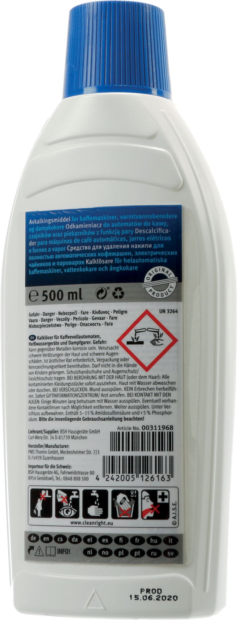 Amaciador de água 00311968