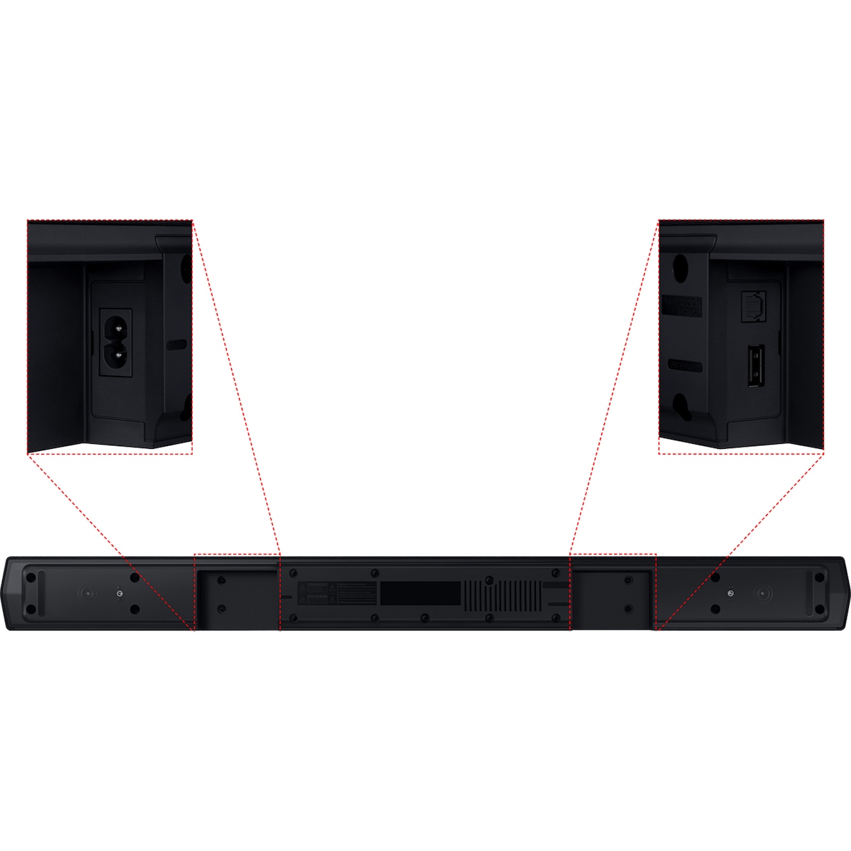 Samsung 2.1ch HW-C460 lydplanke (sort)