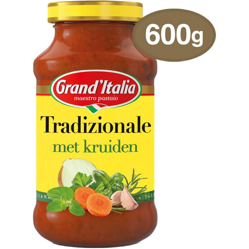 Grand' Italia Tradizionale met kruiden pastasaus