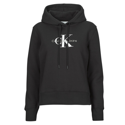 Calvin Klein Jeans - MONOLOGO REGULAR HOODIE - Noir