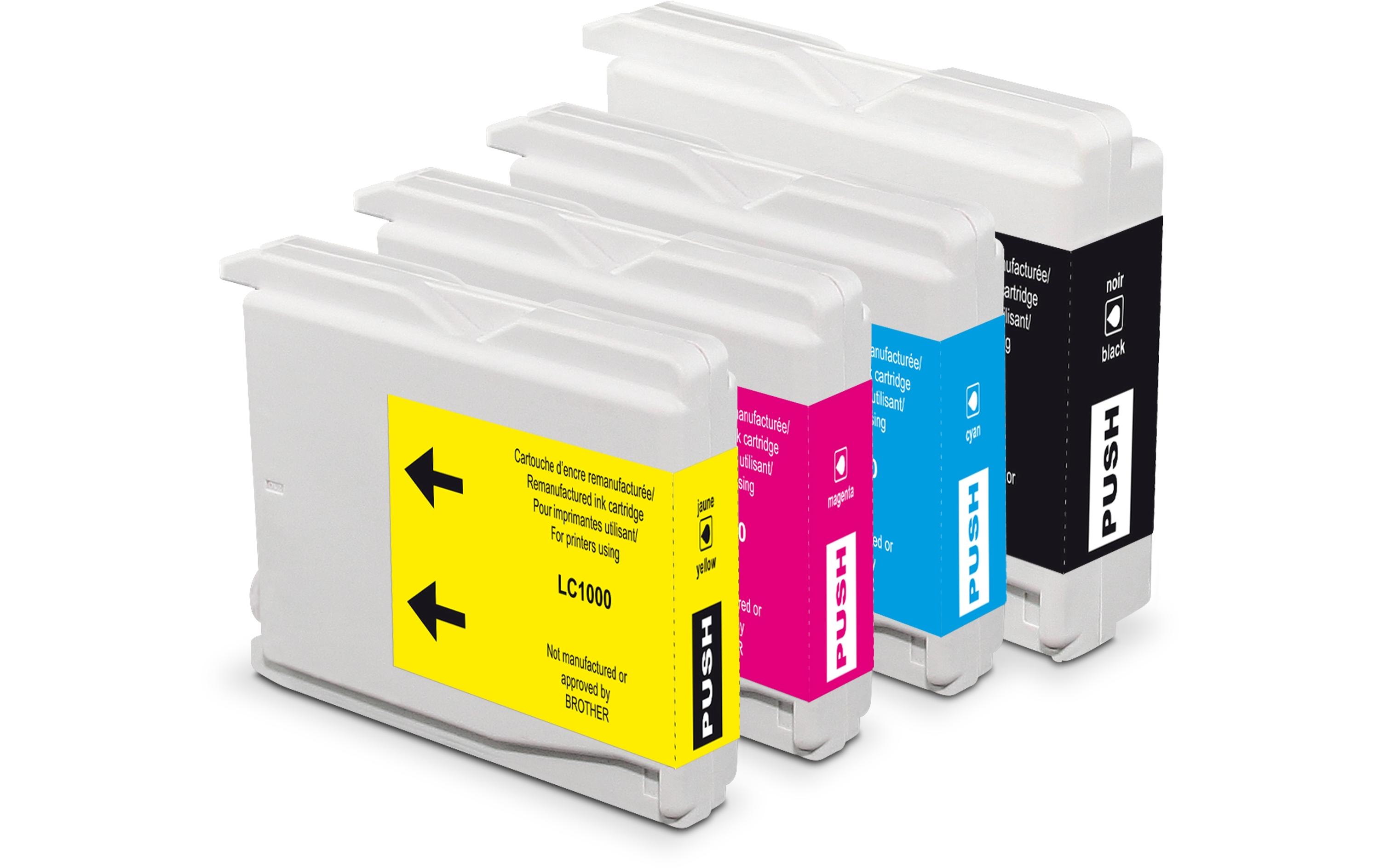 Tinte Brother LC1000 Multipack Black/Cyan/Magenta/YellowDruckerpatrone