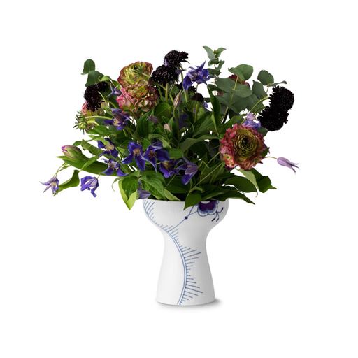 Royal Copenhagen Blå Mega Riflet Vase