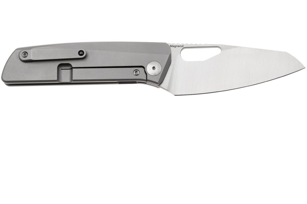 Liong Mah KUF 3.5 Satin MagnaCut, Titanium, zakmes