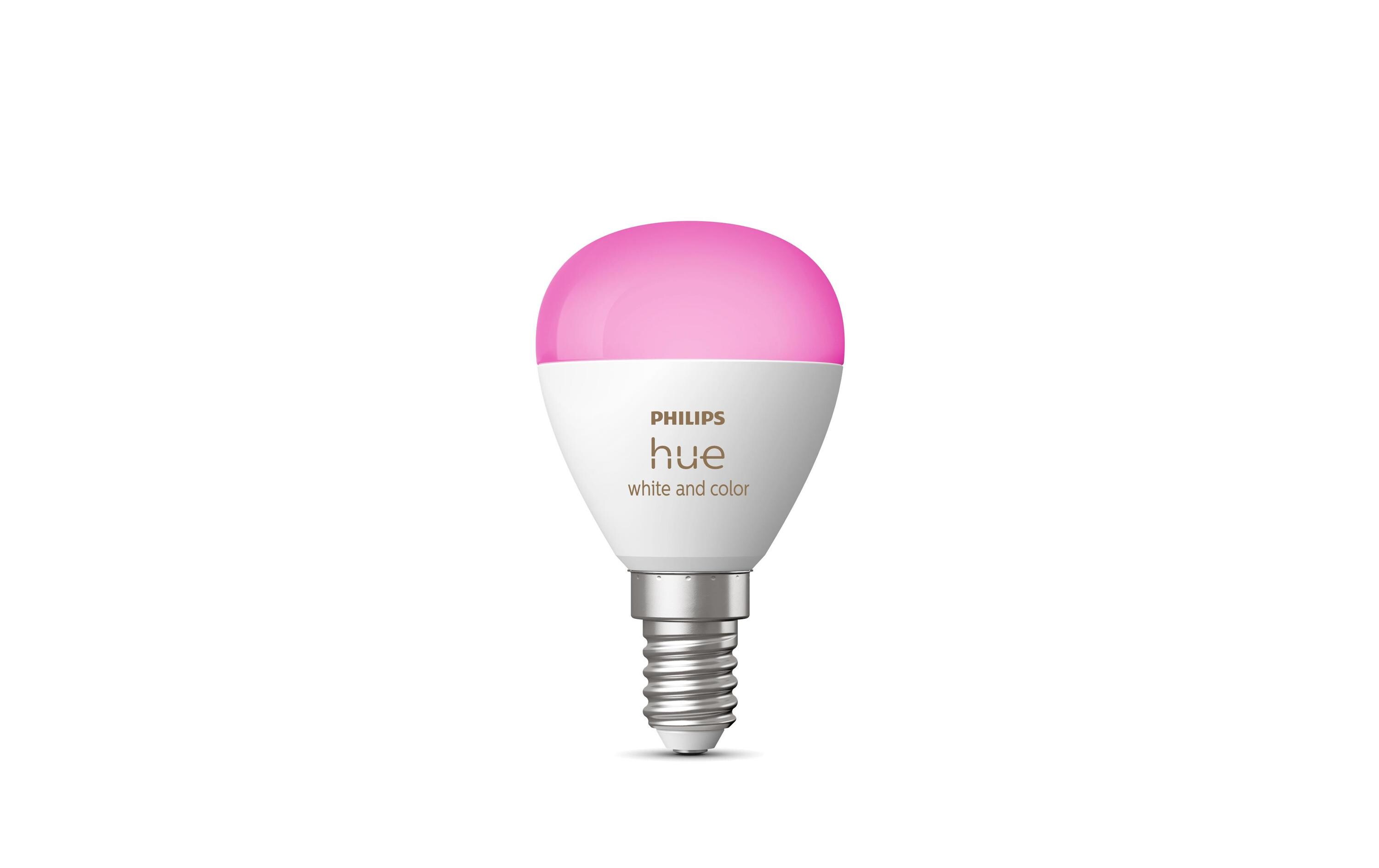 White & Color Ambiance E14 Luster Tropfenform 470 lmSmartes Hue E14-Leuchtmittel
