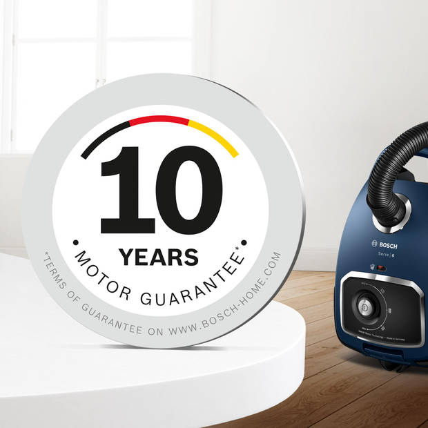 Bosch BGB6X300 stofzuiger met zak blauw - 600W - elektronische zuigkrachtregeling