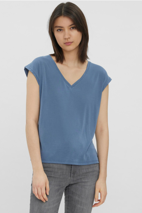 Vero Moda blauwe dames t-shirt