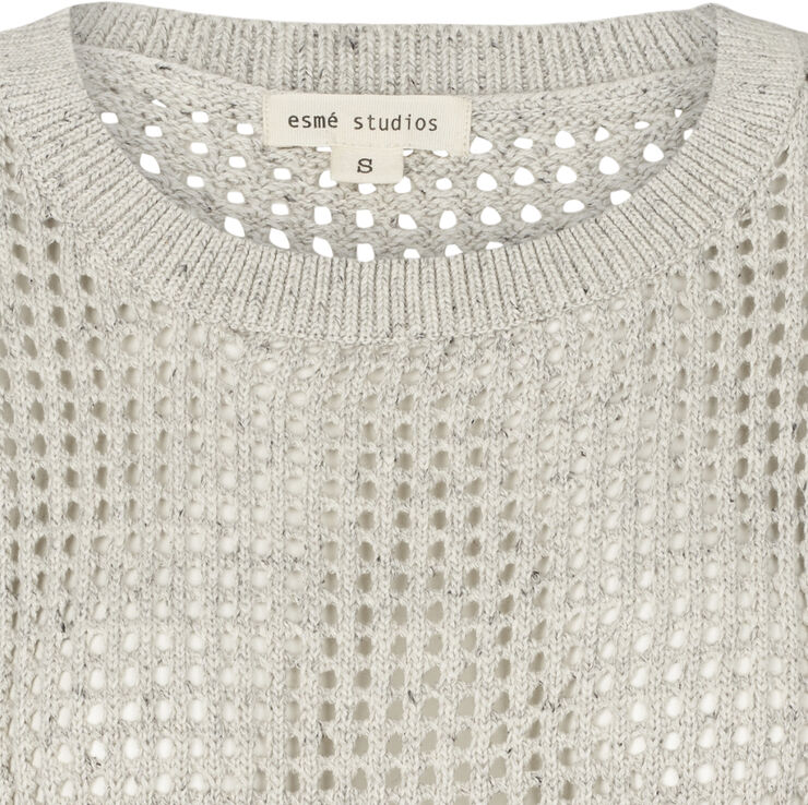 esmé studios ESAgna Knit Top - GOTS Nature