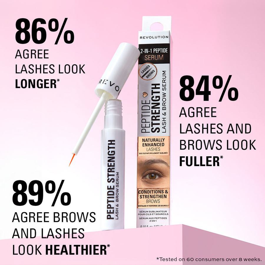 Makeup Revolution Peptide Strength Lash and Brow Serum 3ml