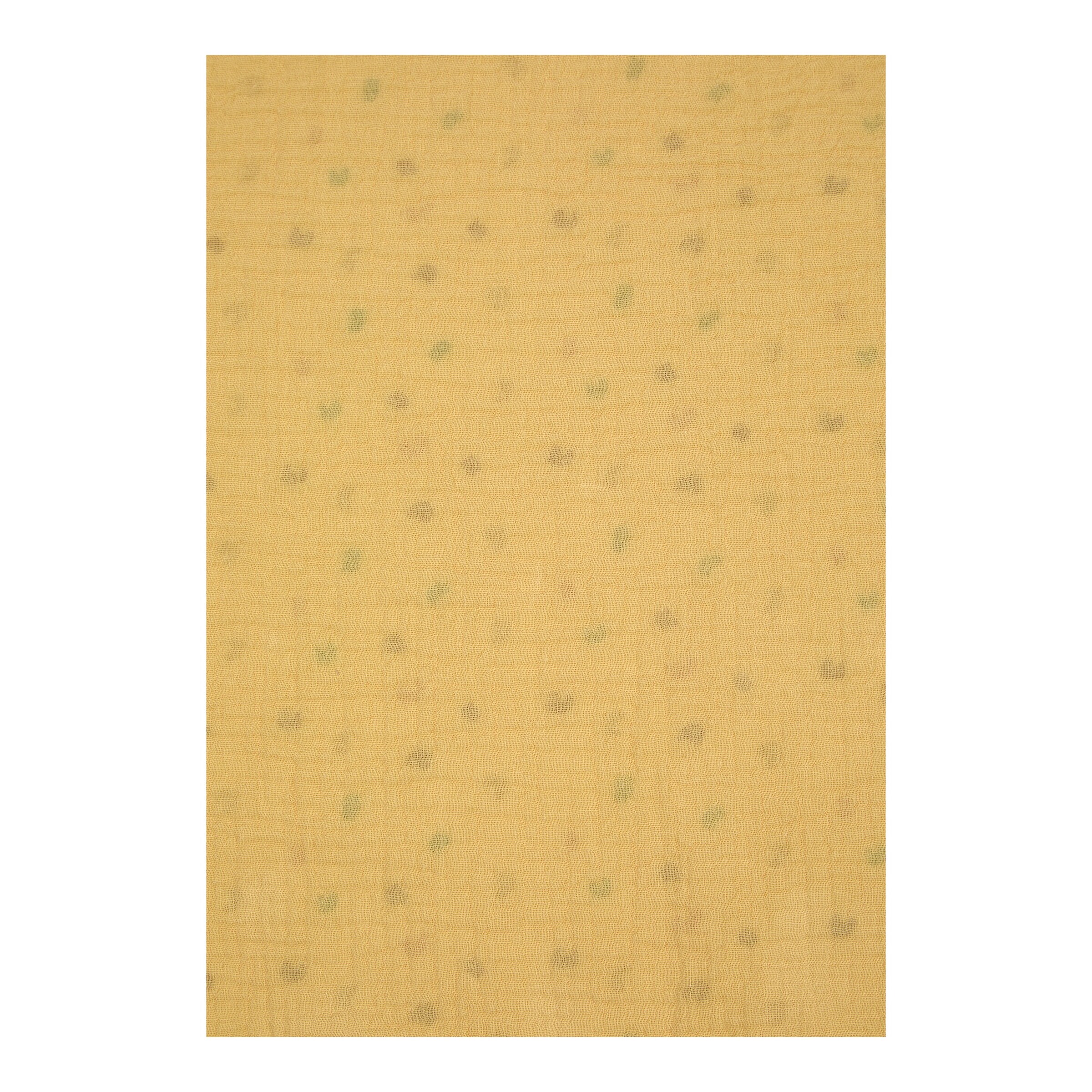 Sterntaler Babydecke Musselin 120x120 cm gelb / Safari