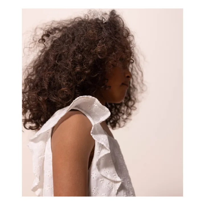 Petit Bateau Robe Broderie Anglaise | Ecru