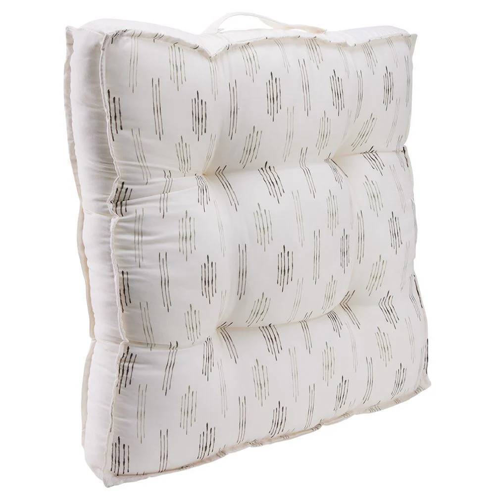 Coussin de sol motif tropical ou uni 50x50cm
