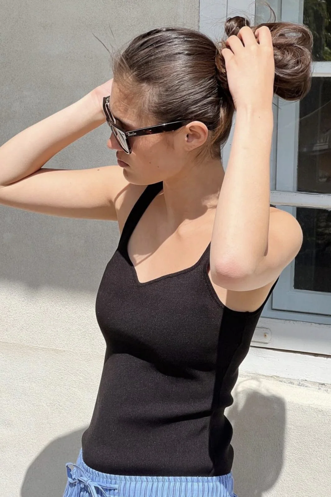 Neo Noir Hanora Knit Top black