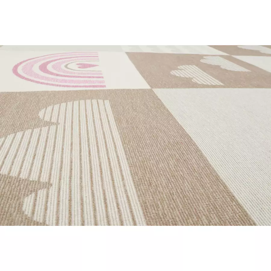Esprit Kinderteppich Lovely Rainbow beige
