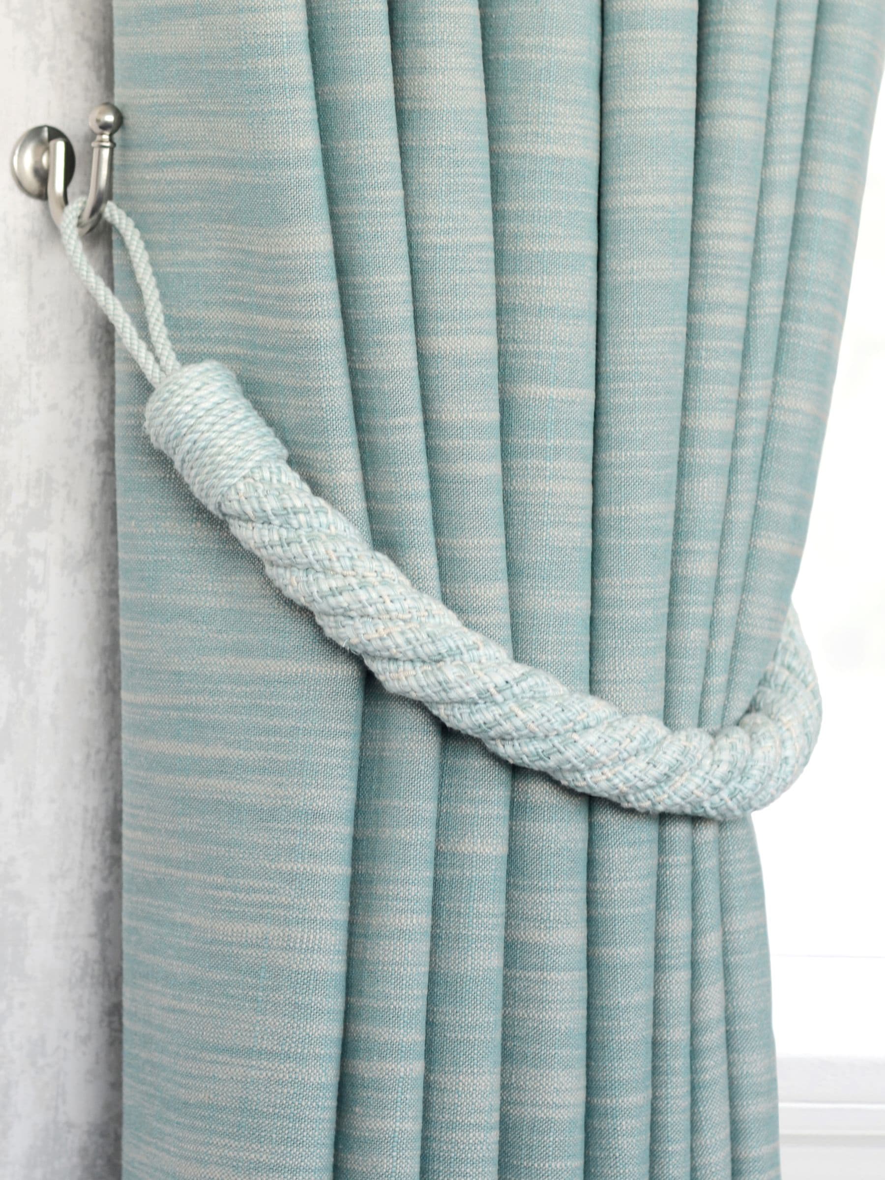 Laura Ashley Set of Two Felton Rope Tie Backs