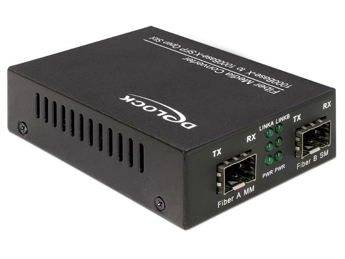 Delock Medienkonverter 1000Base-X SFP zu SFP Delock Medienkonverter 1000Base-X SFP zu SFP