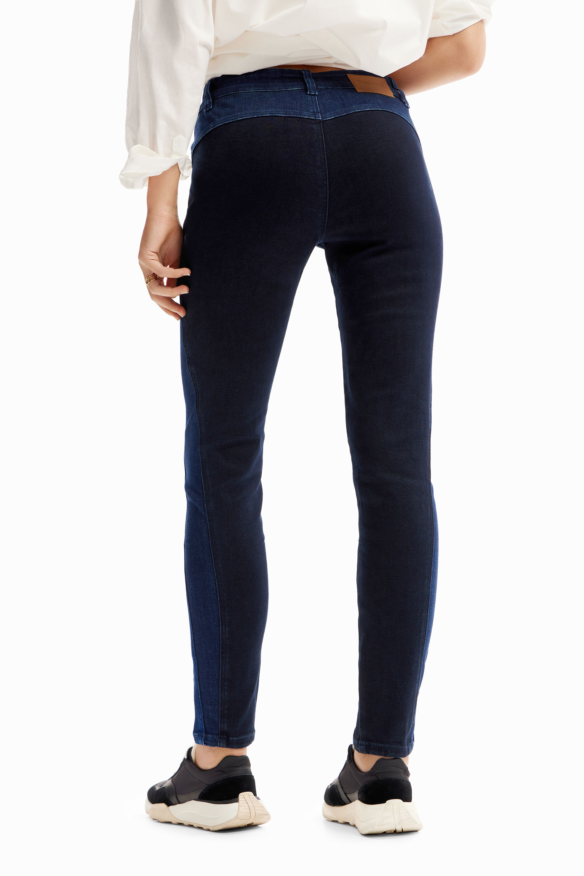 Jean skinny push-up coutures