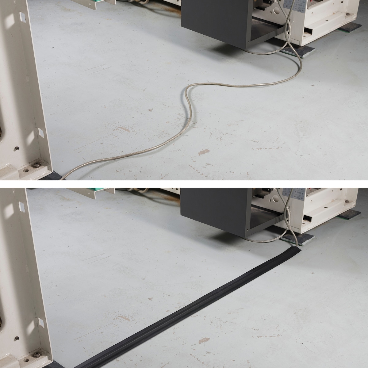 D-LINE Kabelkanal Gulv PVC Pro Svart 1.8m