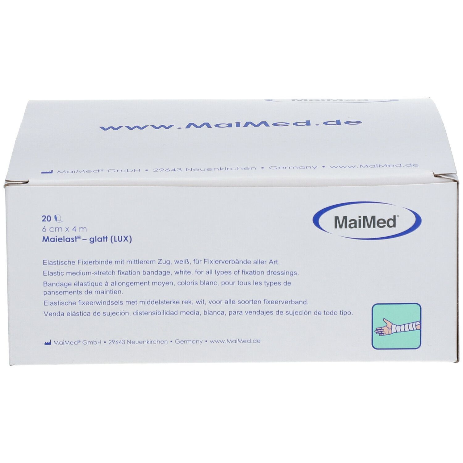 MaiMed® Maielast® - glatt (LUX) 6 cm x 4 m