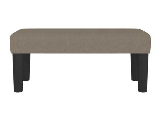 Banc Taupe 70x30x30 cm Tissu