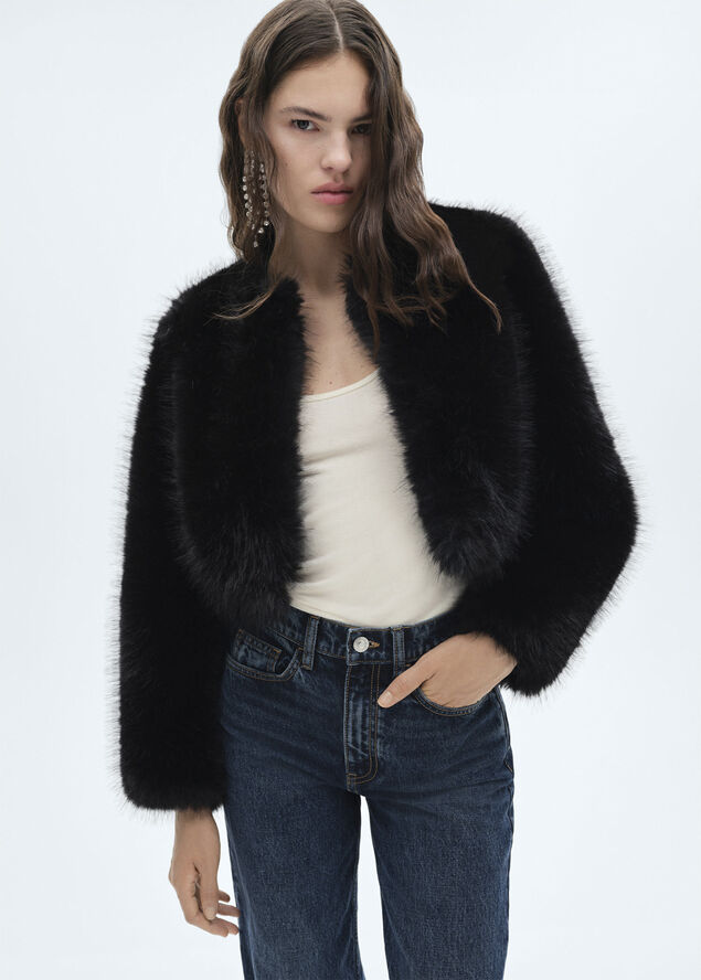 MANGO JACKET. -- BOLETA Black