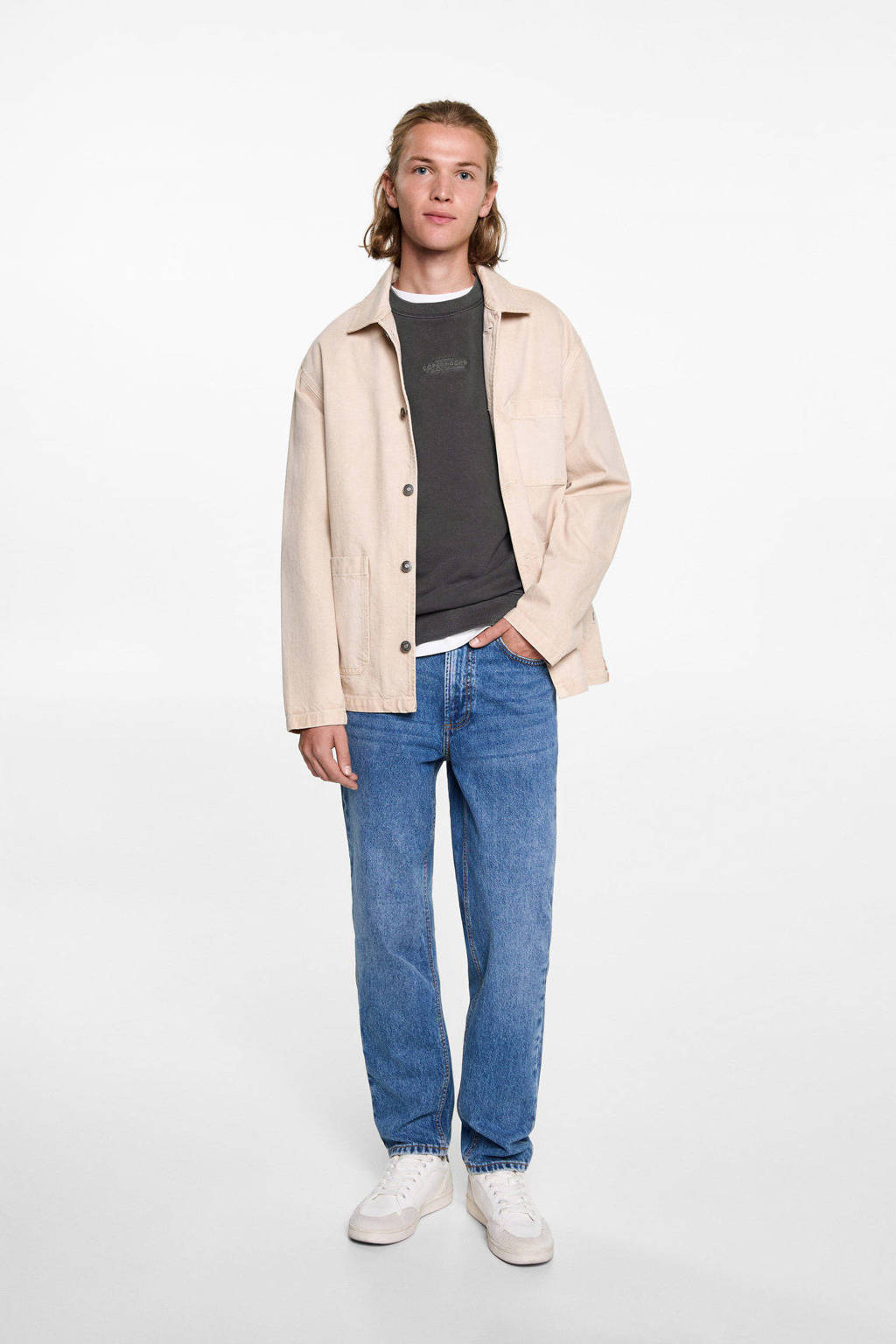 MANGO TEEN sweater antraciet