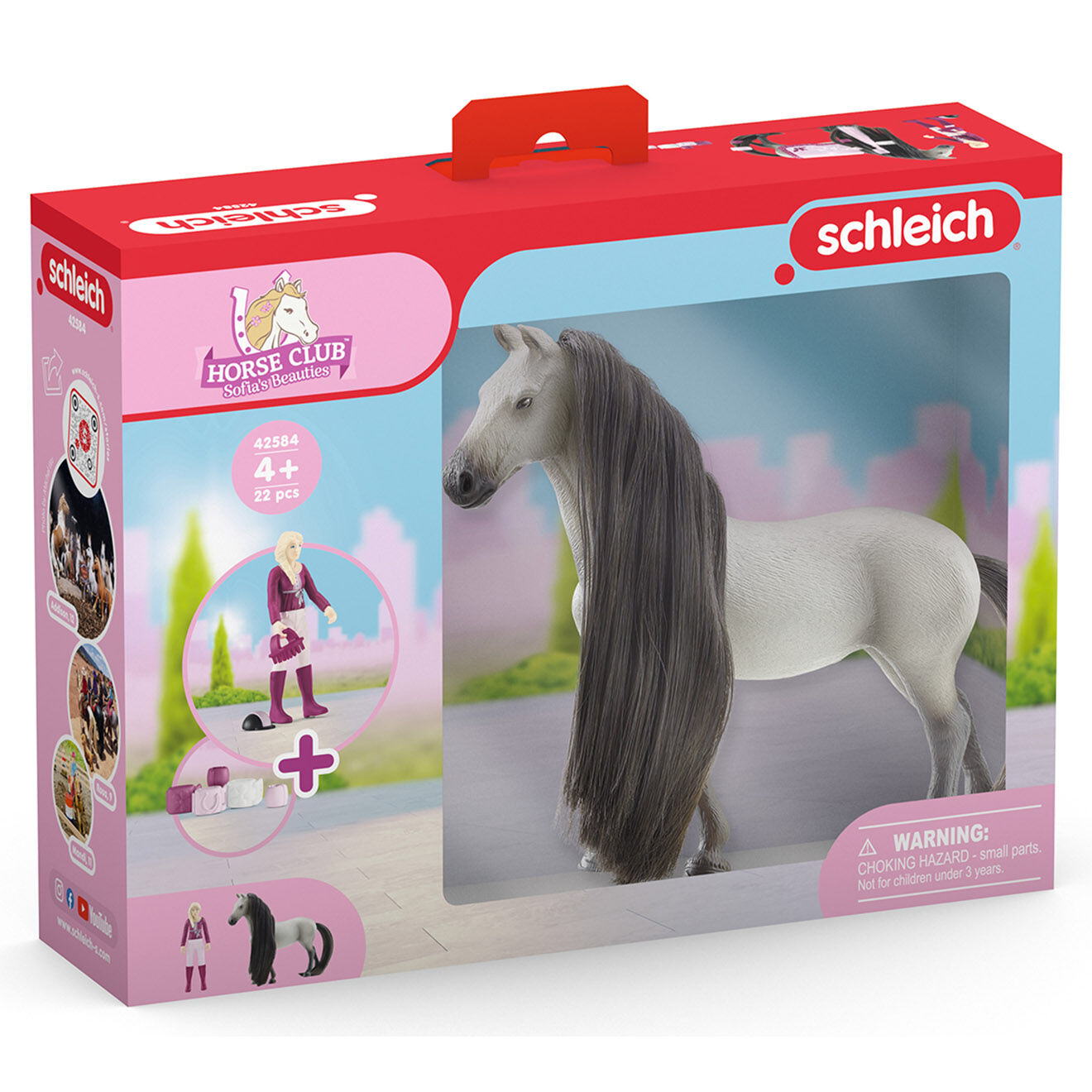 Schleich Coffret cheval à coiffer Sofia et Dusty multicolore