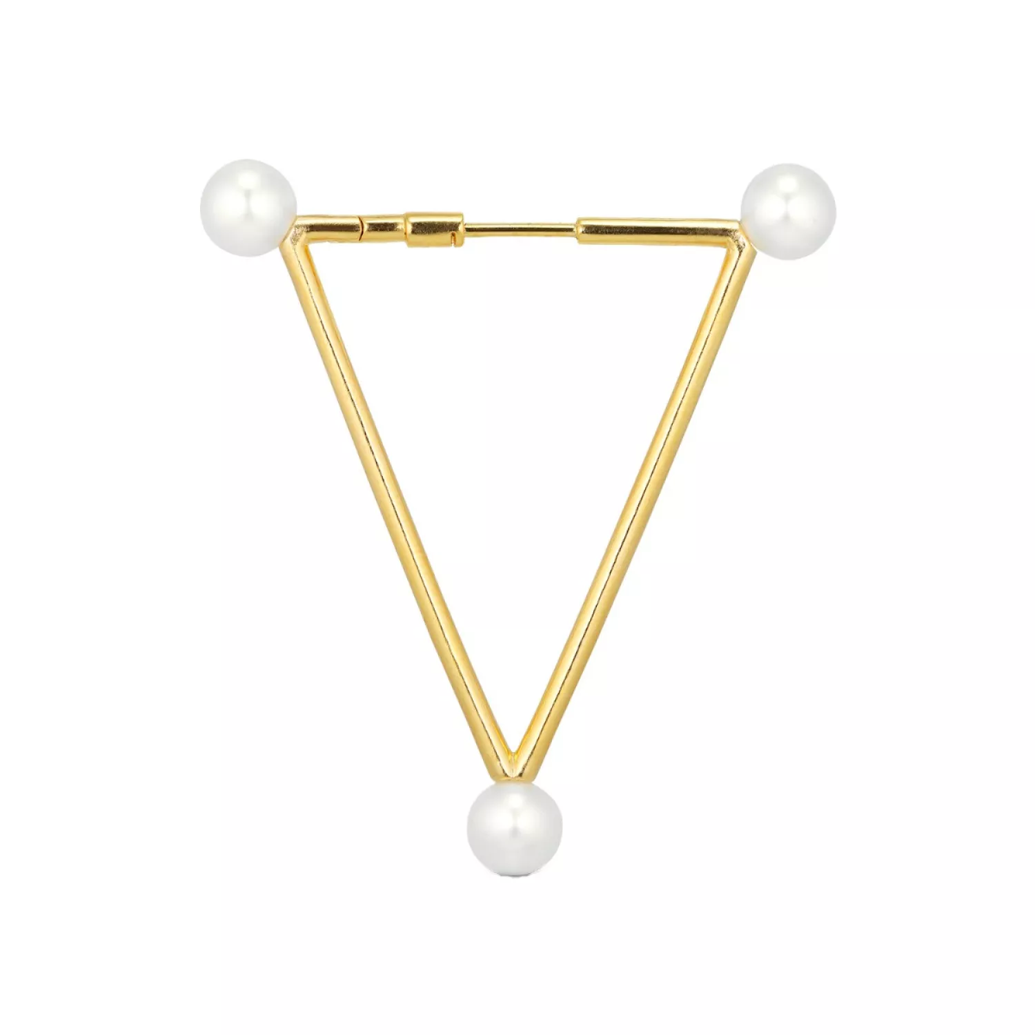 Jane Kønig Bahamas Ørering Single 18 kt. Forgyldt Sølv BPE-HS22-G