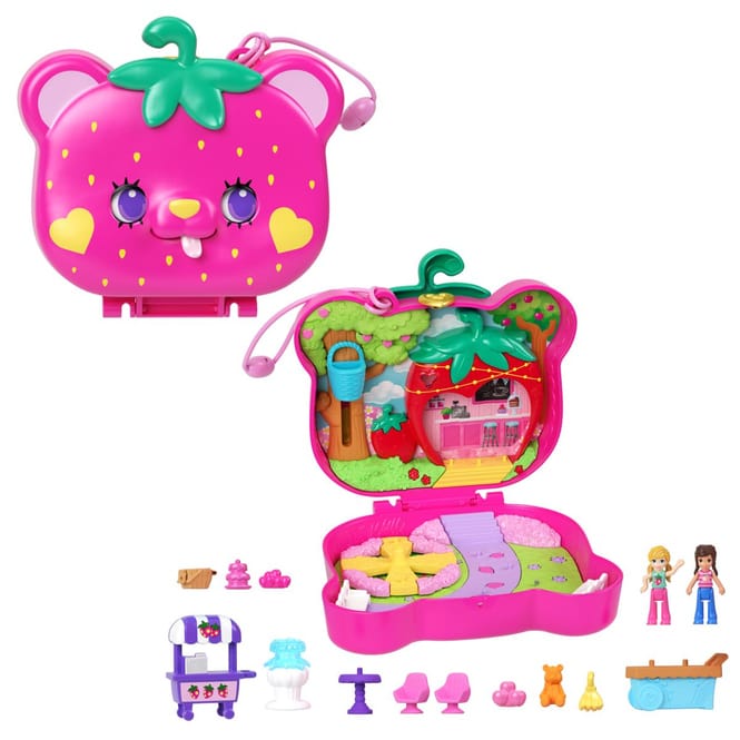 Polly Pocket - Erdbeer-Bärchen Schatulle