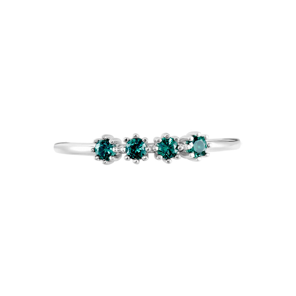Bague Karrie Argent Blanc Oxyde De Zirconium