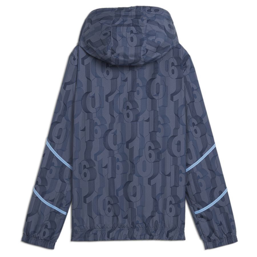 Manchester City Veste Avant-Match Woven Anthem - Inky Blue/Bleu Clair Femme