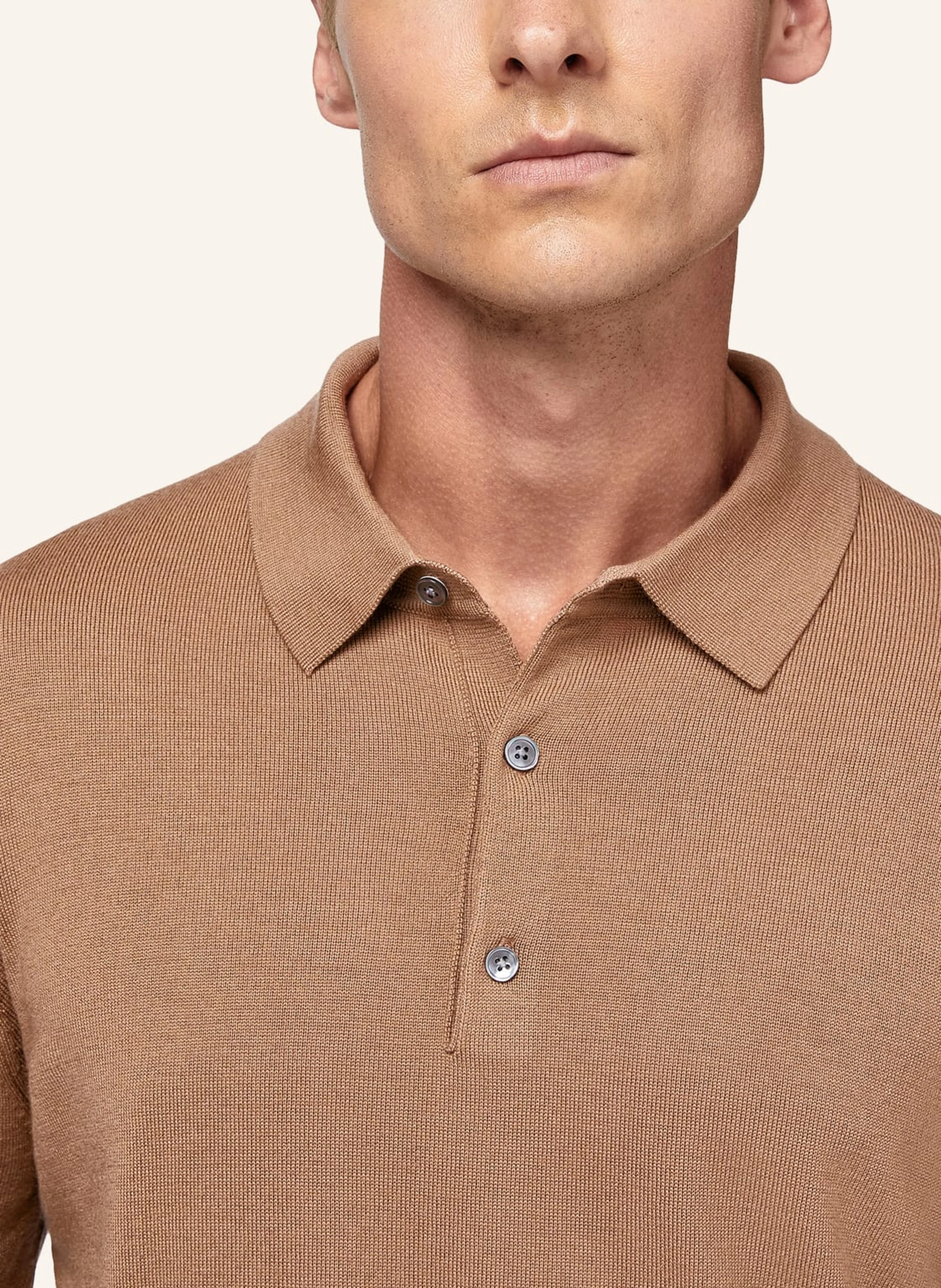 BOGGI MILANO Strick-Poloshirt