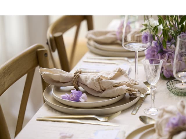 Studio Round Frokosttallerken Matte white/Matte sand