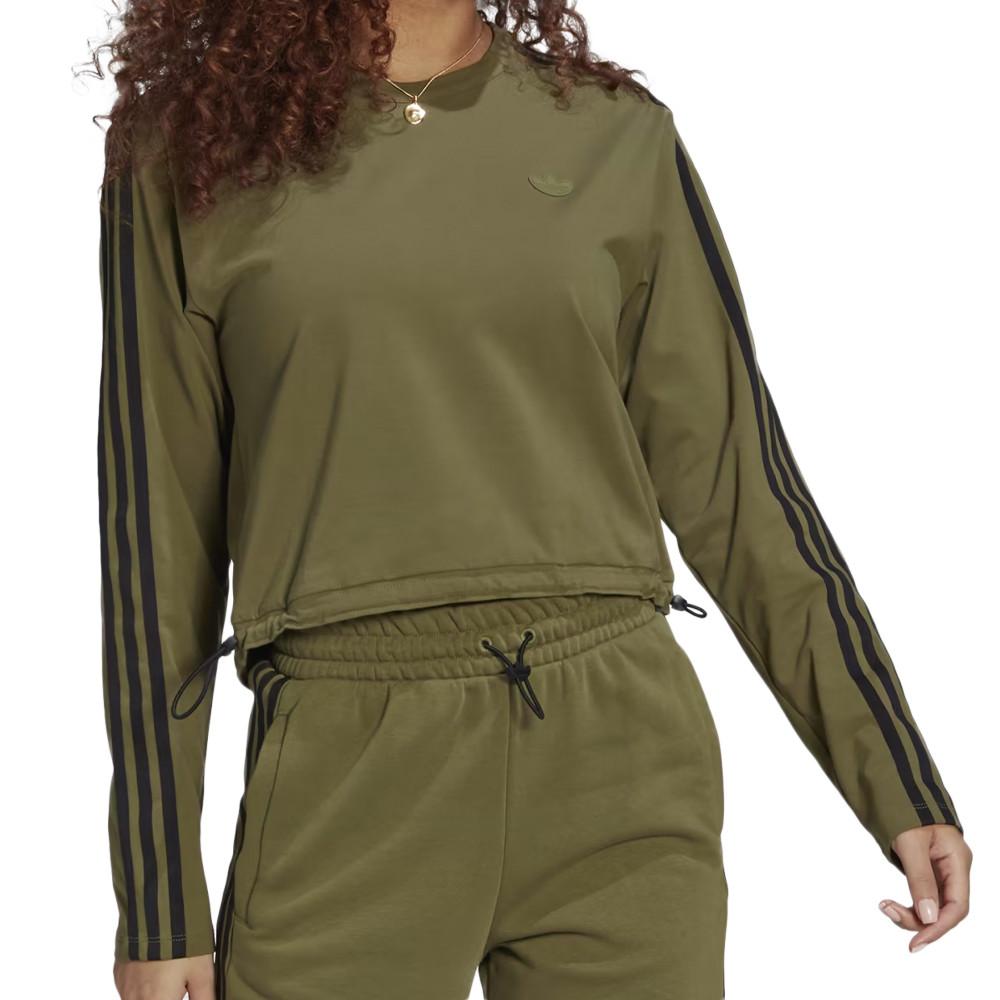 Adidas T-shirt Kaki Femme Adidas Longsleeve