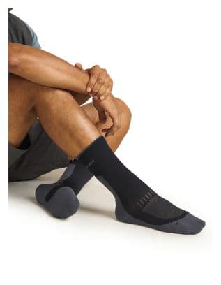 Chaussettes Icebreaker Merino Hike  Light Crew Noir Homme