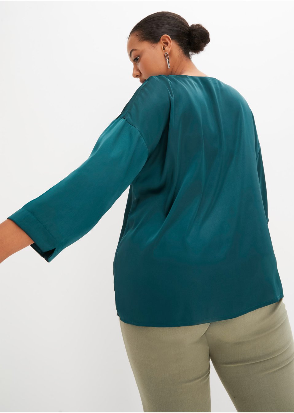 Blouse en satin