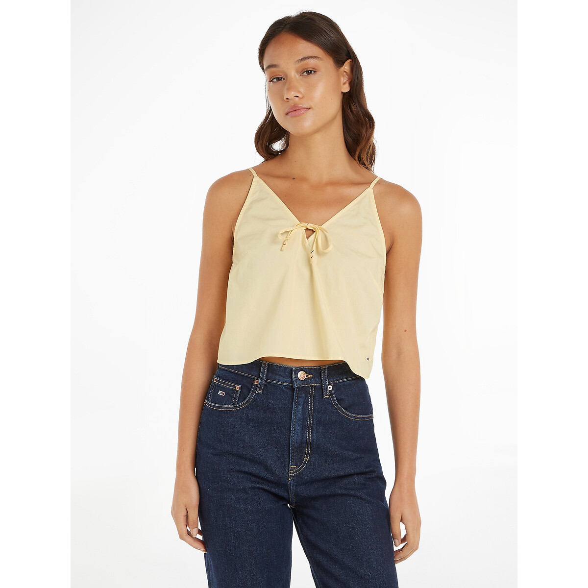 TOMMY JEANS<br>Caraco curto, alças finas
