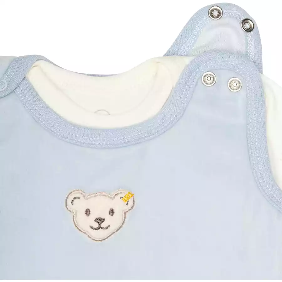 Steiff Strampler-Set celestial blue