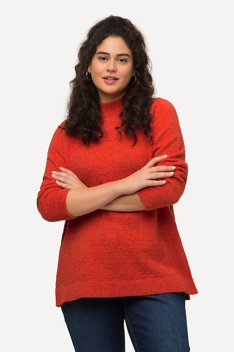 Pullover, kuschelweich, Stehkragen, Langarm