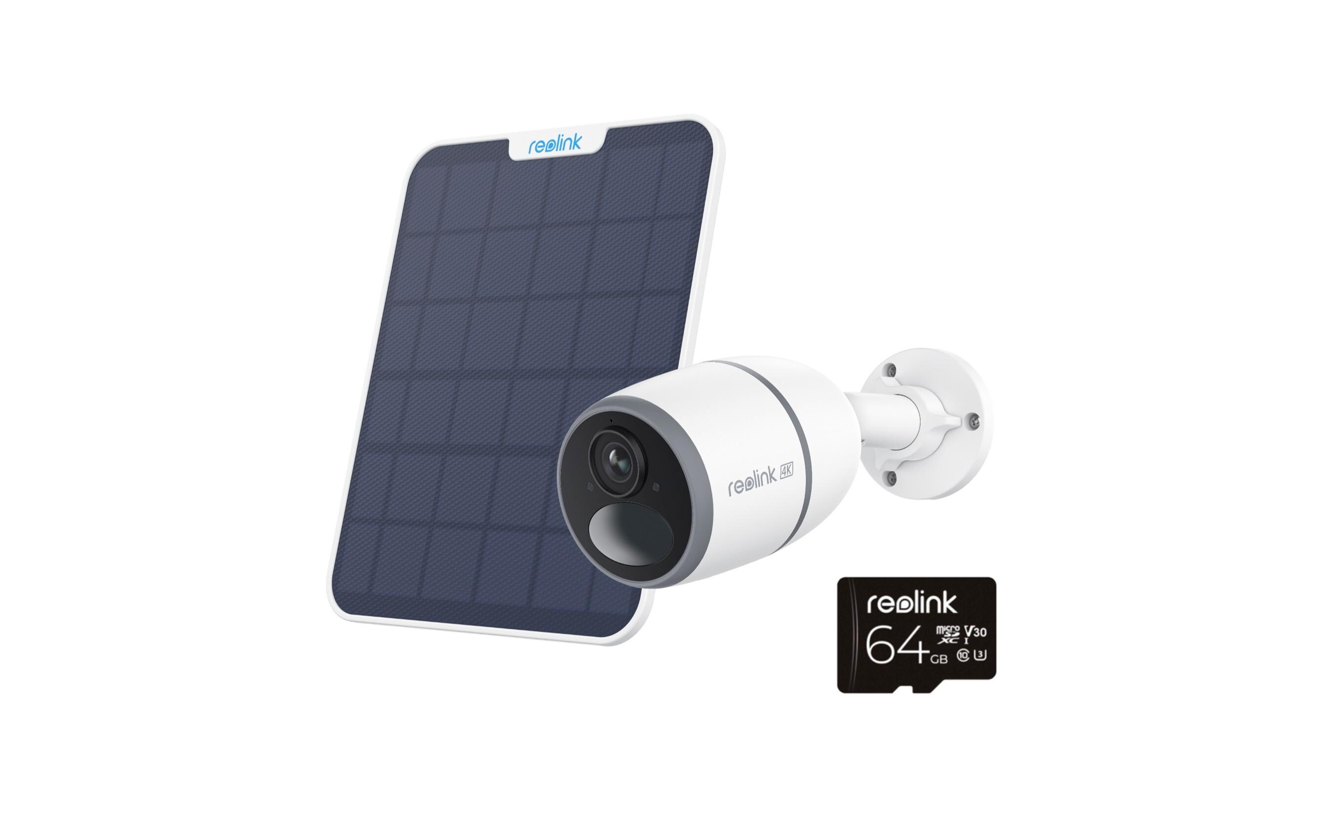 4G/LTE-Kamera G340 inklusive Solarpanel und 64GB MicroSD<br>Hochmoderne Überwachungskamera mit intelligenter Erkennung, Zwei-Wege-Audio und Nachtsicht