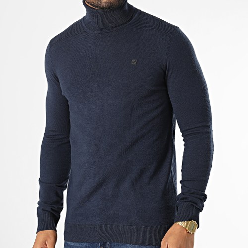 Pull Col Roulé Arian Bleu Marine