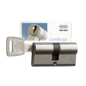 NEMEF veiligheidscilinder NF3  30/30 mm SKG 3-sterren gelijksluitend (4 stuks)