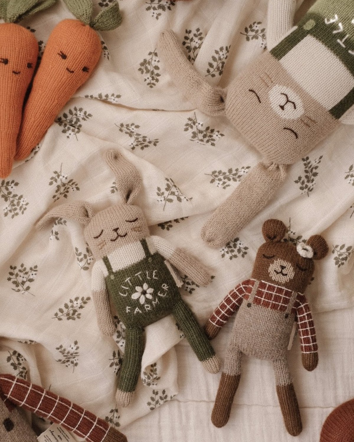Kosebamse – Håndstrikket Alpakkaull | Teddy Knit Toy